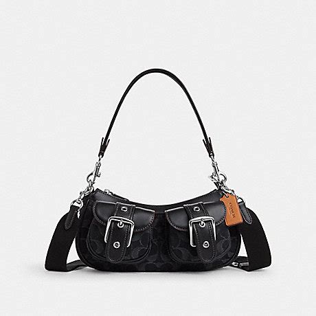 coach mini baguette bag|coach ashton baguette denim.